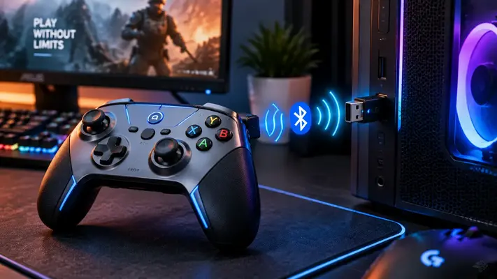 Gamepad showing connectivity issues hssgamepad users face with wireless signal and USB receiver