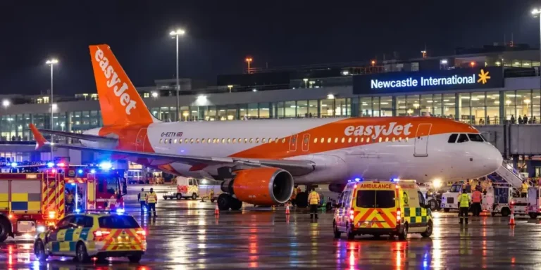 easyJet Flight U2238 Emergency Landing Newcastle